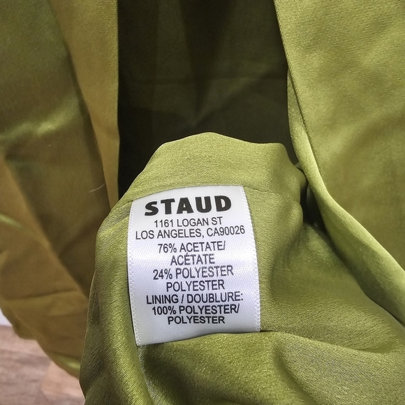 Staud Janet open-back satin halterneck maxi dress - Picture 8 of 8